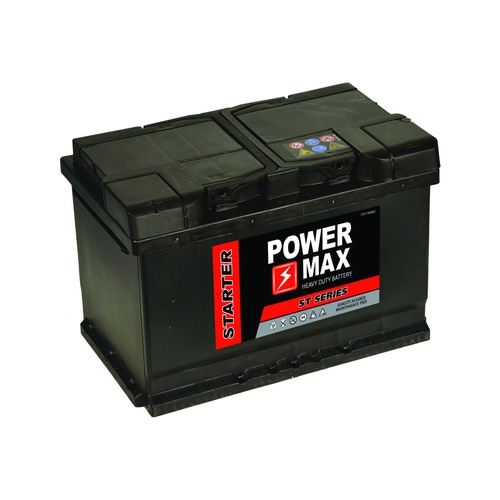 Powermax PM096R Premium Car Battery 12V 74Ah Type 096R, 3 Years Warranty